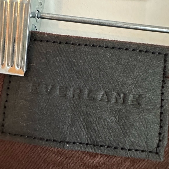 EVERLANE SIZE 30 new NWT The Original Cheeky Jean jeans crop straight brown - Picture 4 of 8